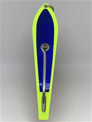 #250 Gator KingspoonÂ® Chartreuse Powder Coat - Blue Tape 