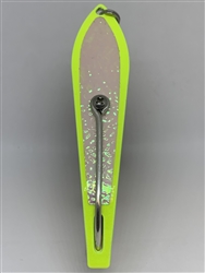 #250 Gator KingspoonÂ® Chartreuse Powder Coat - Glow Ice Tape 