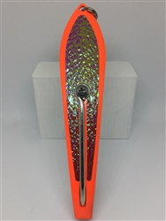 #350 Gator Kingspoon&#174; Orange Powder Coat - Crimson Ice Tape