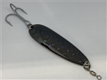 <b>1 oz. Black Nickel Gator Casting Spoon Black Tape - Treble Hook</b>