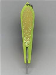 <b>#100 Gator KingspoonÂ® Chartreuse Powder Coat - Yellow Ice Tape</b>