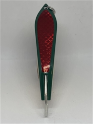 <b>#100 Gator KingspoonÂ® Hunter Green Powder Coat -  Red Tape</b>