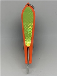 <b>#100 Gator KingspoonÂ® Orange Powder Coat - Chartreuse Tape</b>