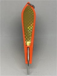 <b>#100 Gator KingspoonÂ® Orange Powder Coat - Gold Tape</b>