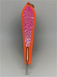 <b>#100 Gator KingspoonÂ® Orange Powder Coat - Pink Ice Tape</b>