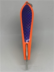 <b>#100 Gator KingspoonÂ® Orange Powder Coat - Purple Tape</b>