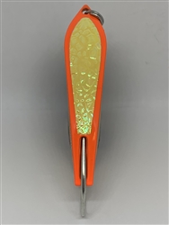 <b>#100 Gator KingspoonÂ® Orange Powder Coat - Yellow Ice Tape</b>