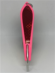 <b>#100 Gator KingspoonÂ® Pink Powder Coat - Red Tape</b>