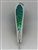 <b>#100 Gator KingspoonÂ® Pearl White Powder Coat - Bluegreen Ice Tape</b>