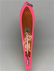 b>#200 Gator KingspoonÂ® Pink Powder Coat - Copper Tone Tape</b>