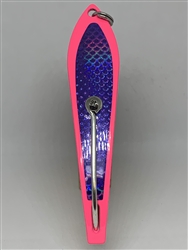 b>#200 Gator KingspoonÂ® Pink Powder Coat - Purple Tape</b>