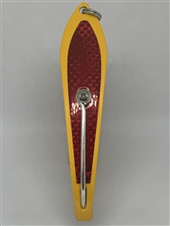 b>#200 Gator KingspoonÂ® Yellow Powder Coat - Red Tape</b>