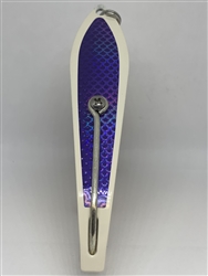 b>#250 Gator KingspoonÂ® Bone Powder Coat - Purple Tape</b>