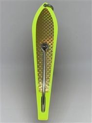 b>#250 Gator KingspoonÂ® Chartreuse Powder Coat - Gold Tape</b>