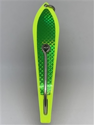 b>#250 Gator KingspoonÂ® Chartreuse Powder Coat - Lime Green Tape</b>