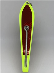 b>#250 Gator KingspoonÂ® Chartreuse Powder Coat - Red Tape</b>