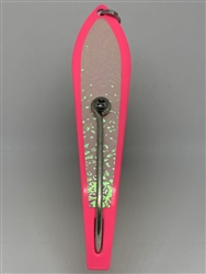 b>#250 Gator KingspoonÂ® Pink Powder Coat - Glow Ice Tape</b>