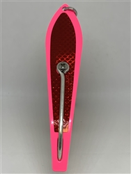 b>#250 Gator KingspoonÂ® Pink Powder Coat - Red Tape</b>