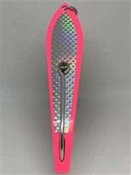 b>#250 Gator KingspoonÂ® Pink Powder Coat - Silver Tape</b>