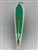 b>#250 Gator KingspoonÂ® Pearl White Powder Coat - Green Ice Tape</b>