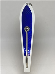 <b>#250 Gator KingspoonÂ® White Powder Coat - Blue Tape</b>