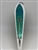 <b>#250 Gator KingspoonÂ® White Powder Coat - Bluegreen Ice Tape</b>