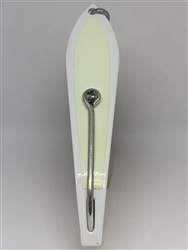 <b>#250 Gator KingspoonÂ® White Powder Coat - Glow Tape</b>