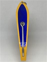 <b>#250 Gator KingspoonÂ® Yellow Powder Coat - Blue Tape</b>