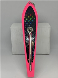 #350 Gator KingspoonÂ® Pink Powder Coat - Black Tape