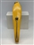 <b>#350 Gator Kingspoon&#174; Yellow Powder Coat - Plain</b>