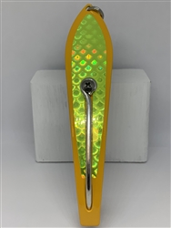 <b>#350 Gator KingspoonÂ® Yellow Powder Coat - Chartreuse  Tape</b>